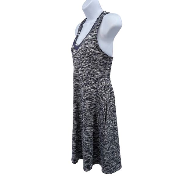 WMNS MPG Athletic Sporty Dress Purple Black w/Pockets Knee Length M Racerback - Picture 4 of 11